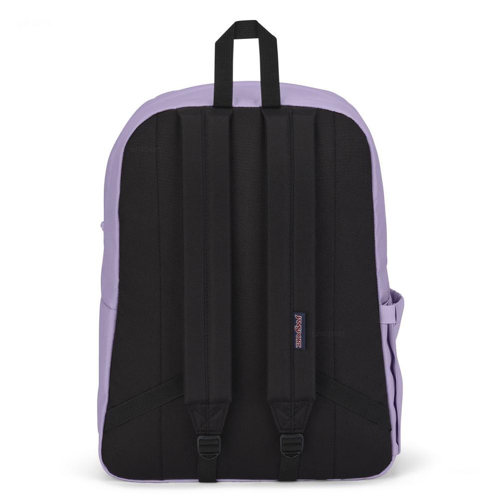 Purple JanSport SuperBreak® Plus Laptop Backpacks | US_JS248