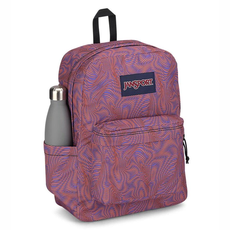 Purple / Orange JanSport SuperBreak® Plus School Backpacks | US_JS168