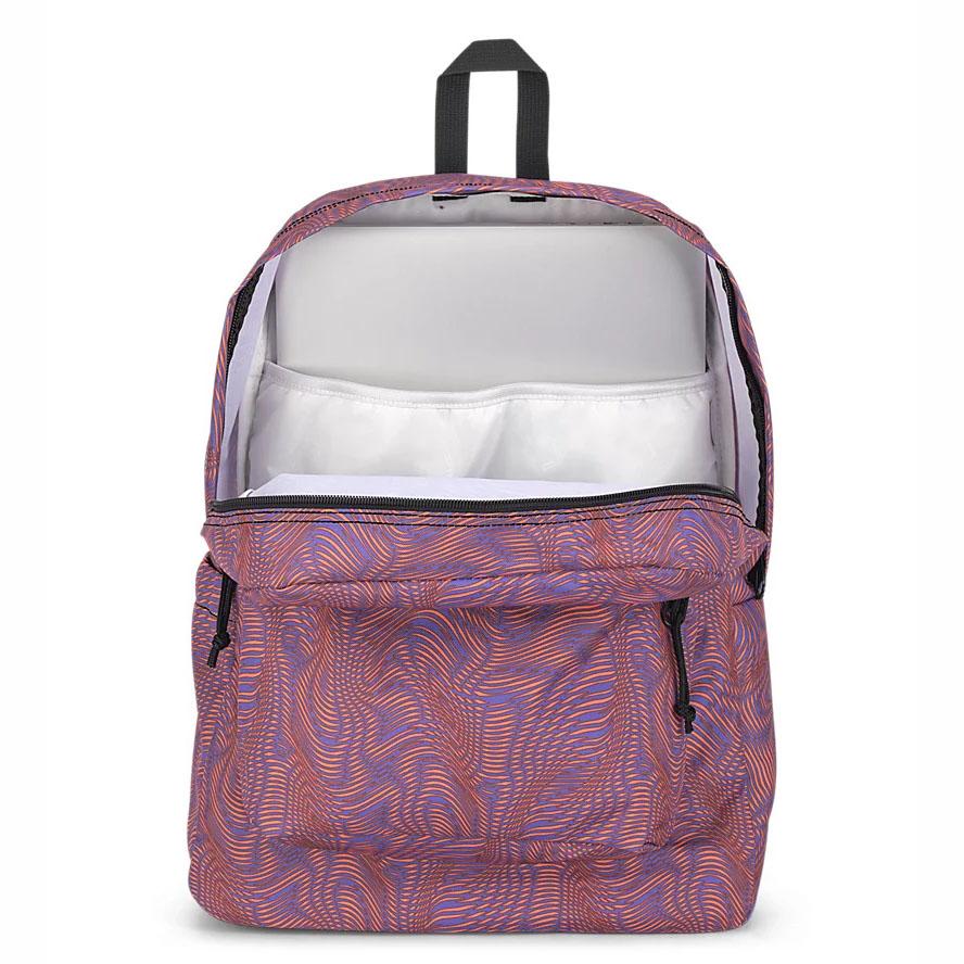 Purple / Orange JanSport SuperBreak® Plus School Backpacks | US_JS168