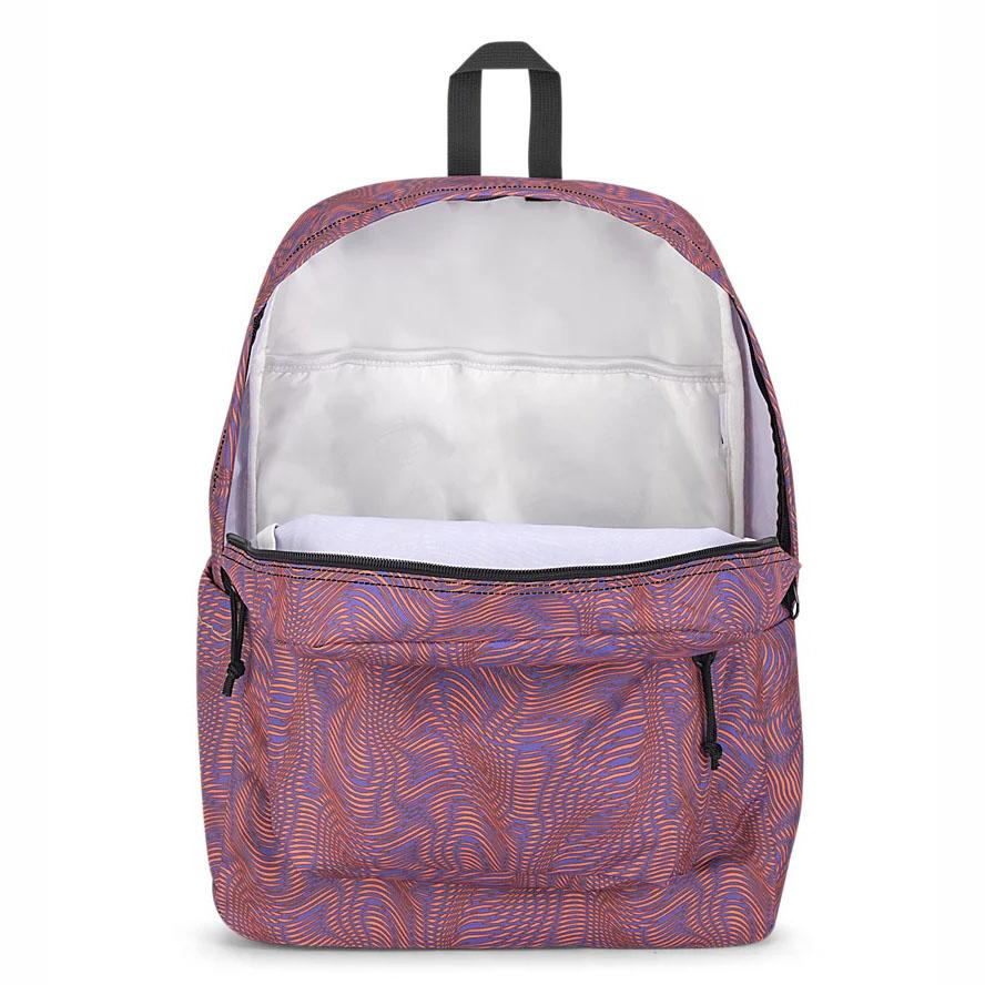 Purple / Orange JanSport SuperBreak® Plus School Backpacks | US_JS168