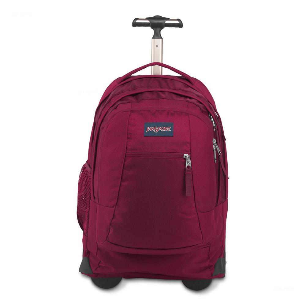 Red JanSport Driver 8 Rolling Backpack | US_JS216