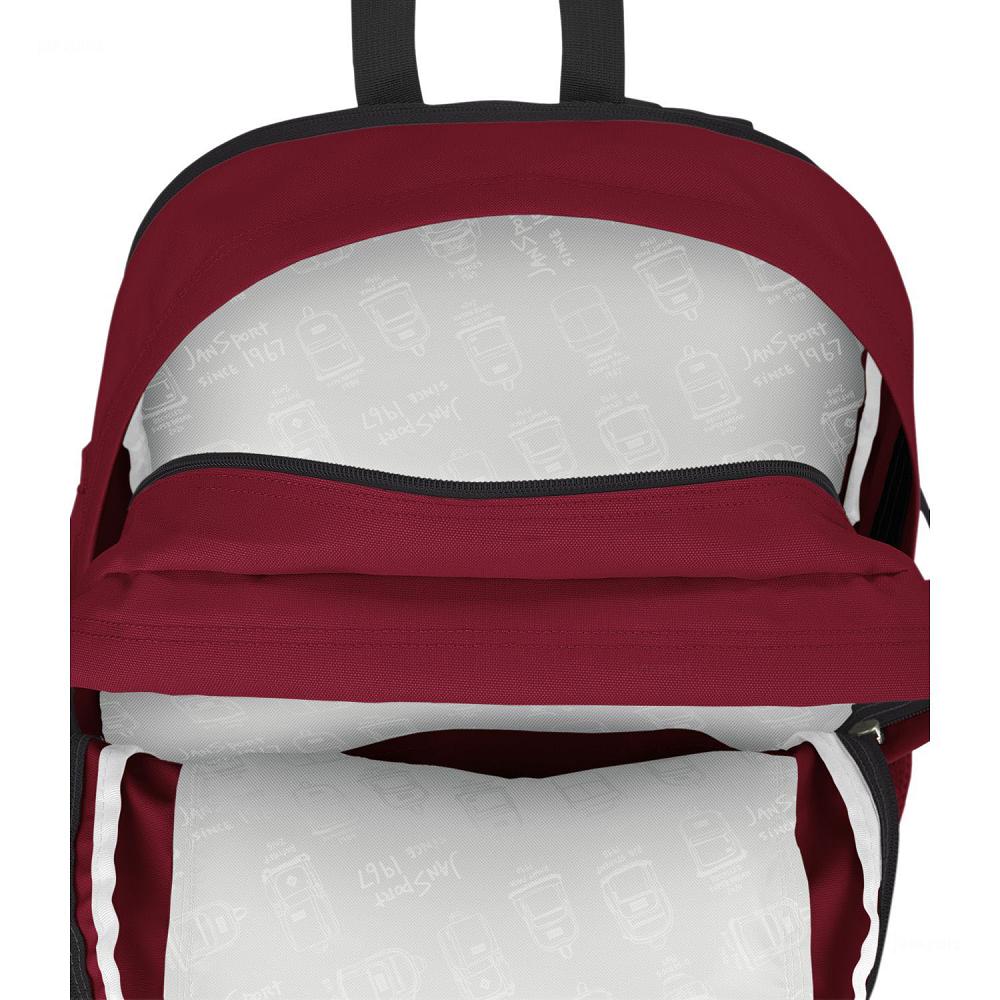 Red JanSport Main Campus Laptop Backpacks | US_JS548