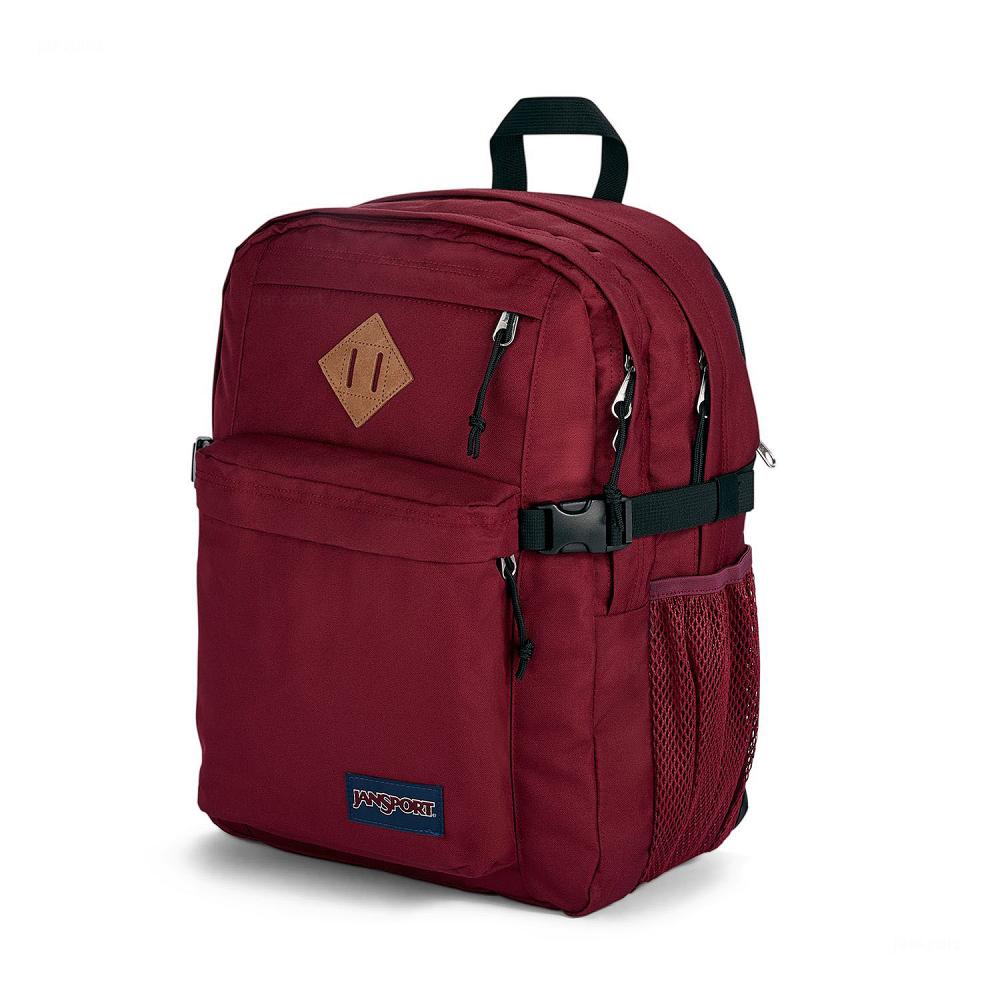 Red JanSport Main Campus Laptop Backpacks | US_JS548