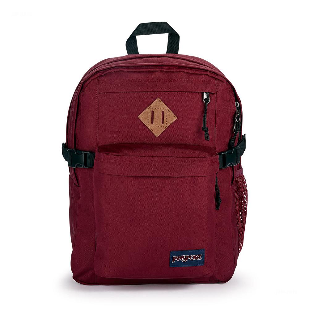 Red JanSport Main Campus Laptop Backpacks | US_JS548