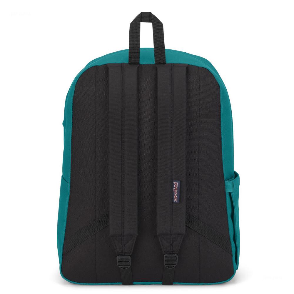 Turquoise JanSport SuperBreak® Plus Laptop Backpacks | US_JS343