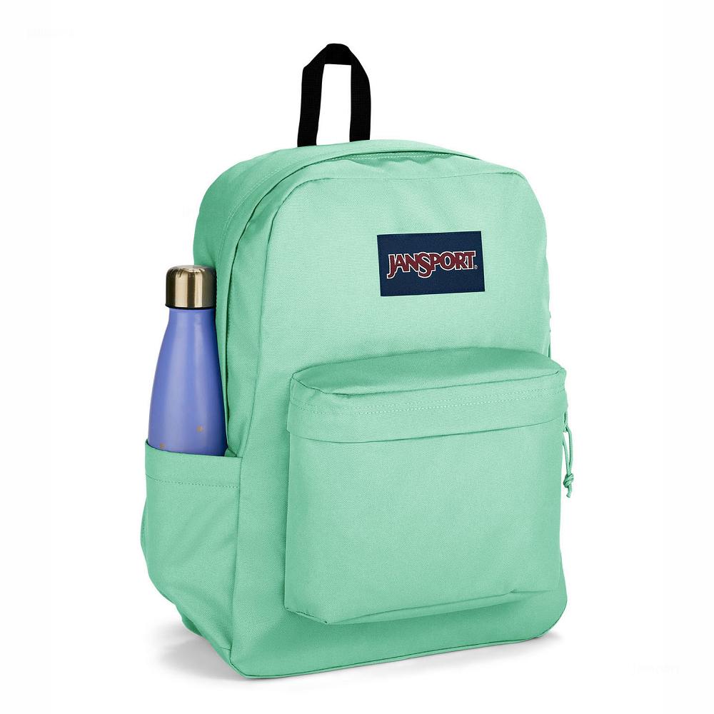 Turquoise JanSport SuperBreak® Plus Laptop Backpacks | US_JS399