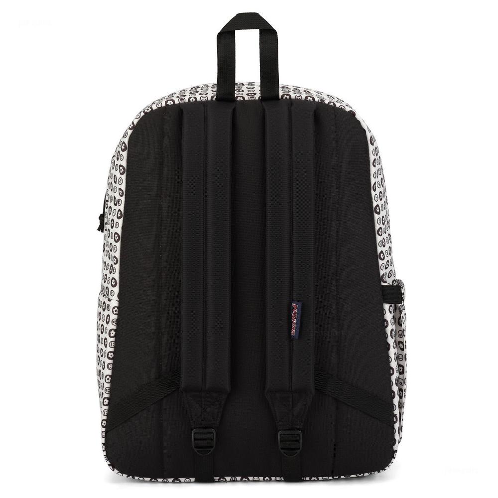 White / Black JanSport SuperBreak® Plus School Backpacks | US_JS23B