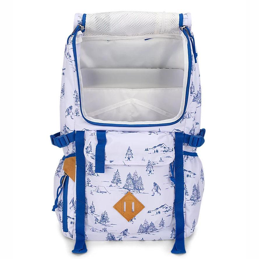 White / Blue JanSport Hatchet Hiking Backpacks | US_JS010