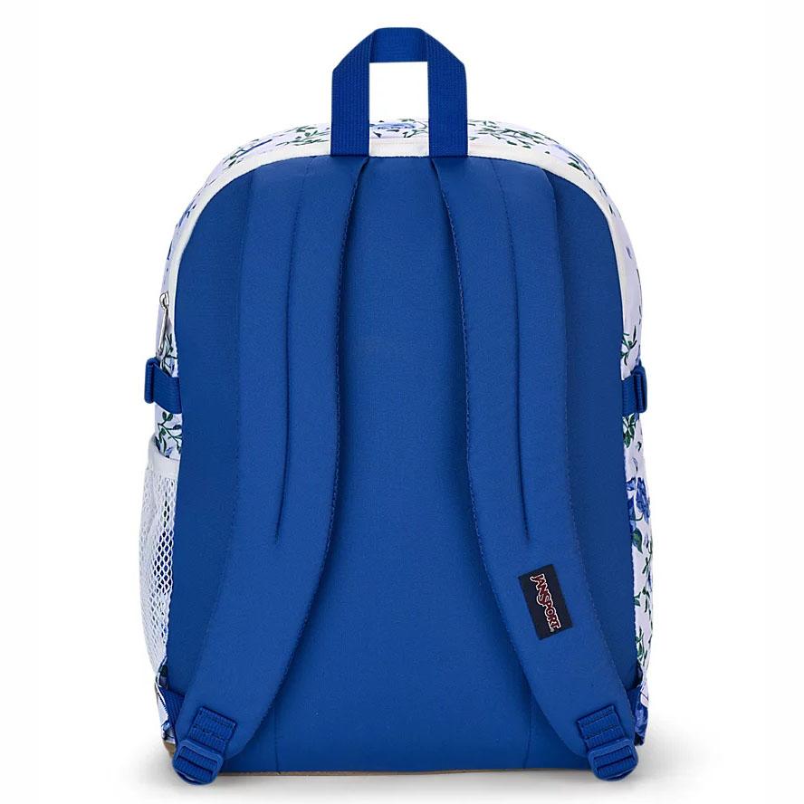 White / Blue JanSport SUEDE CAMPUS School Backpacks | US_JS474