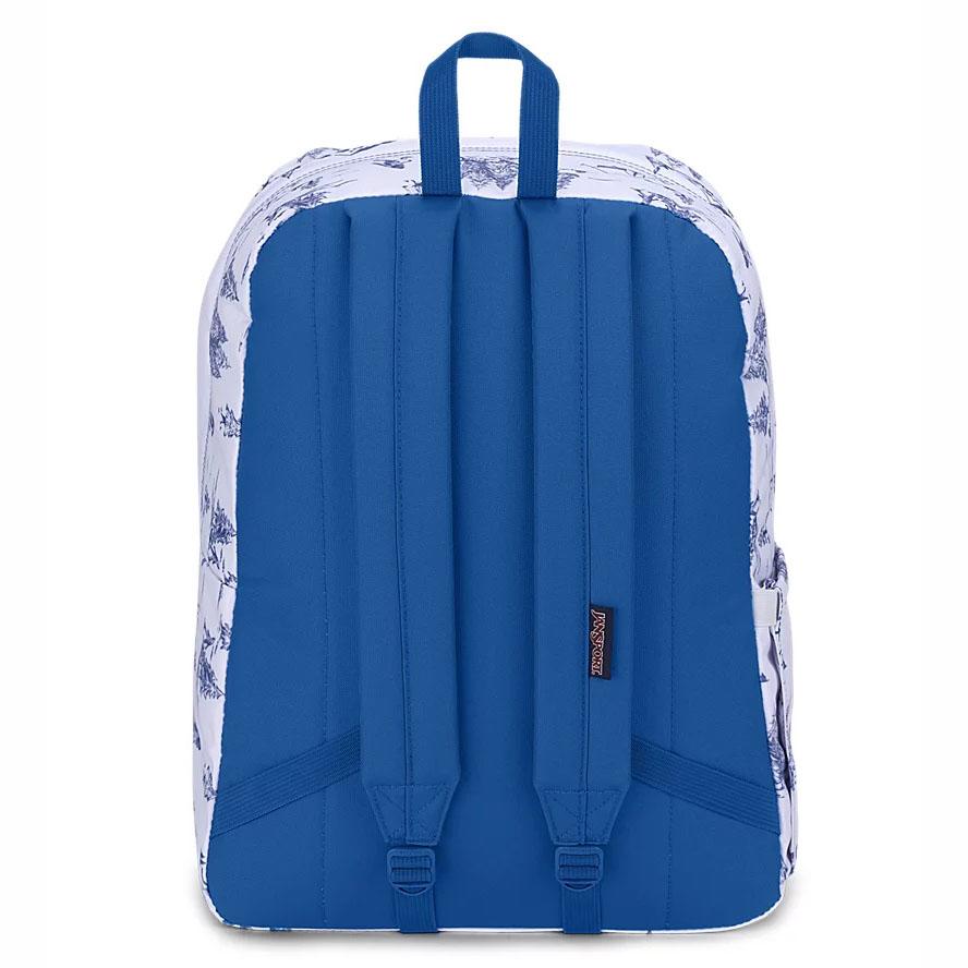 White / Blue JanSport SuperBreak® Plus Laptop Backpacks | US_JS413