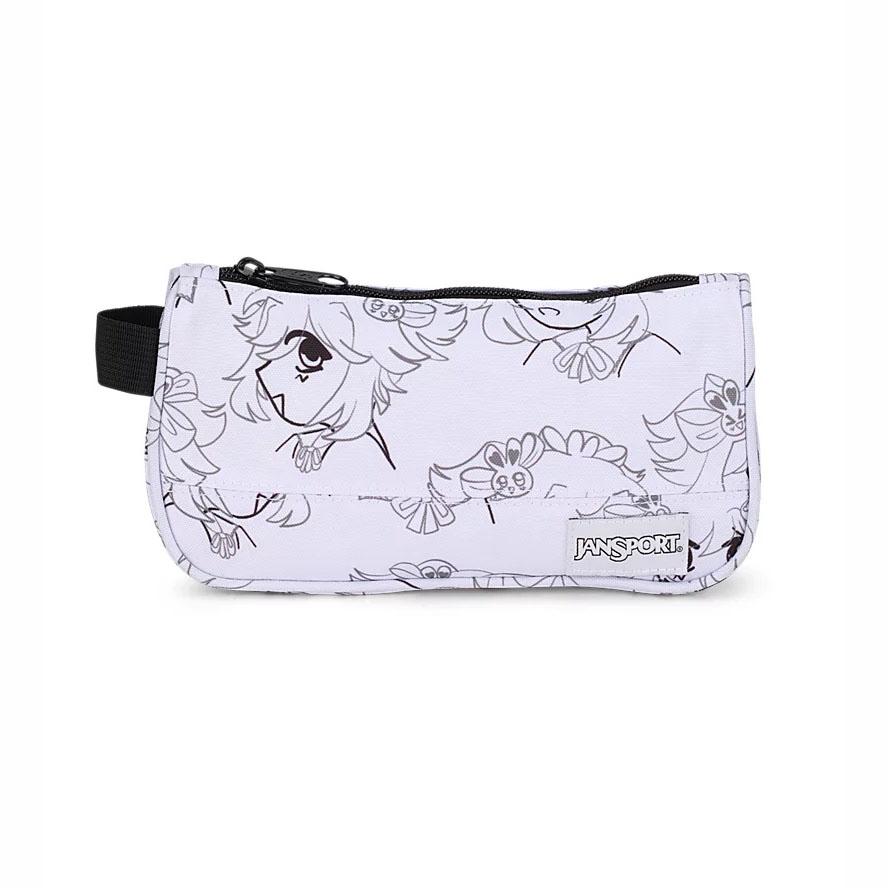 White JanSport Medium Accessory Pouch Pencil Cases | US_JS022