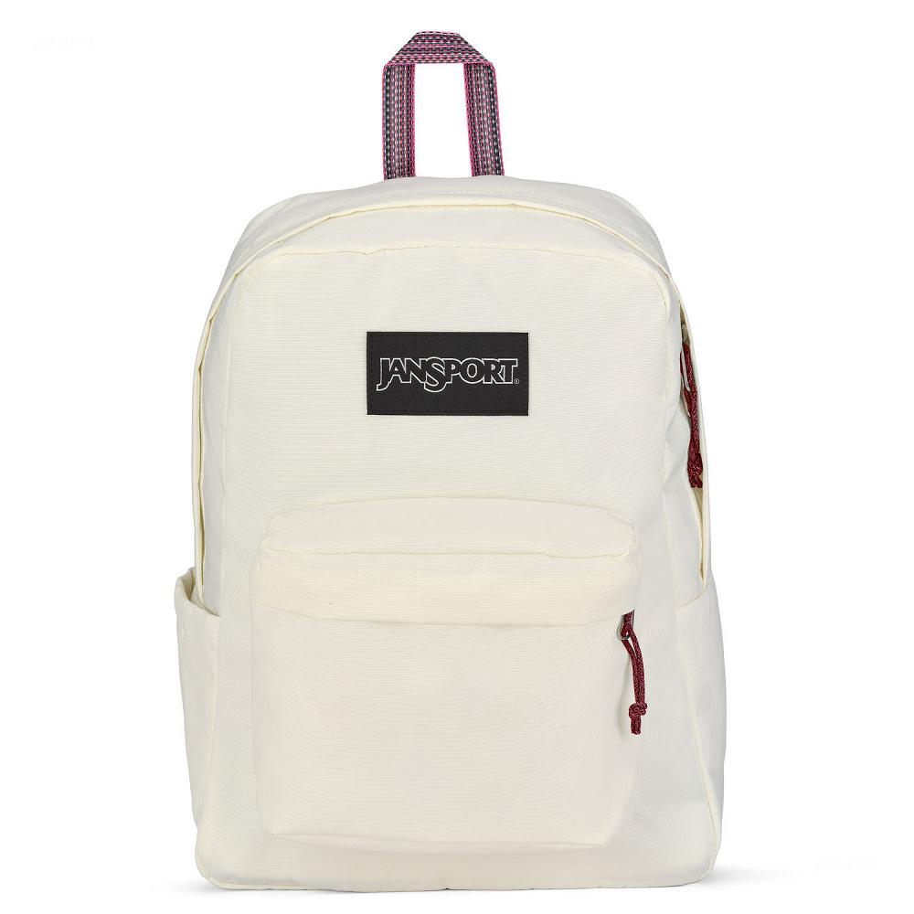 White JanSport Restore Pack Laptop Backpacks | US_JS228