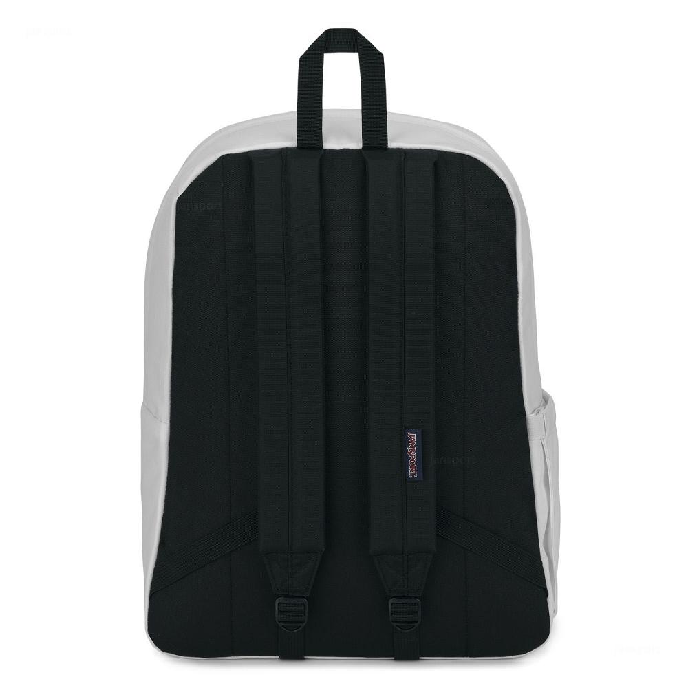 White JanSport SuperBreak® Plus Laptop Backpacks | US_JS036