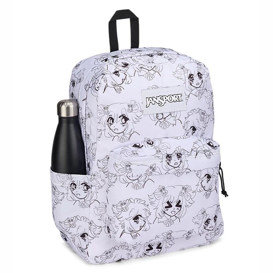 White JanSport SuperBreak® Plus Laptop Backpacks | US_JS580