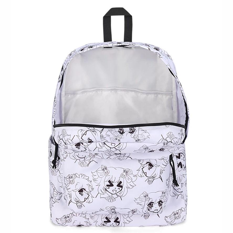 White JanSport SuperBreak® Plus Laptop Backpacks | US_JS580