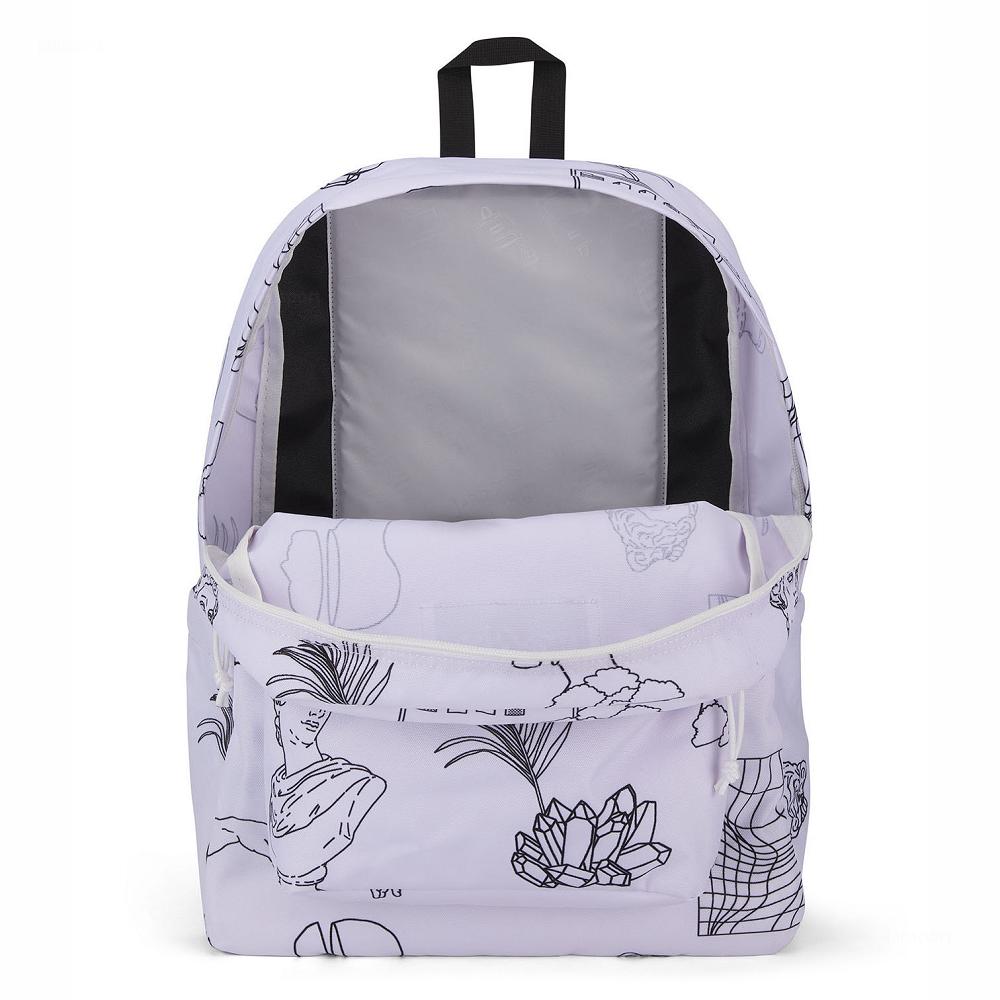 White JanSport SuperBreak® School Backpacks | US_JS521