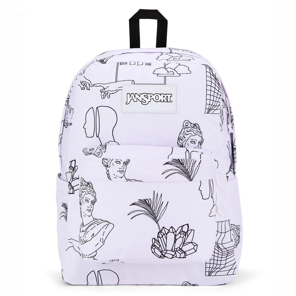 White JanSport SuperBreak® School Backpacks | US_JS521