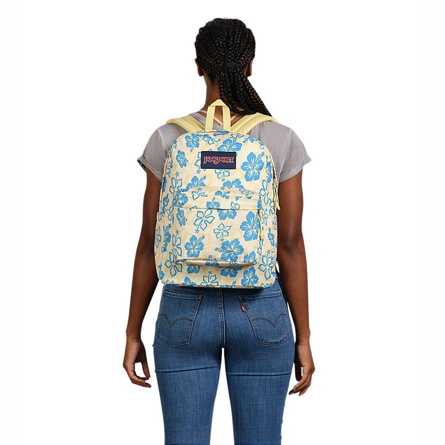 Yellow / Blue JanSport SuperBreak® School Backpacks | US_JS239