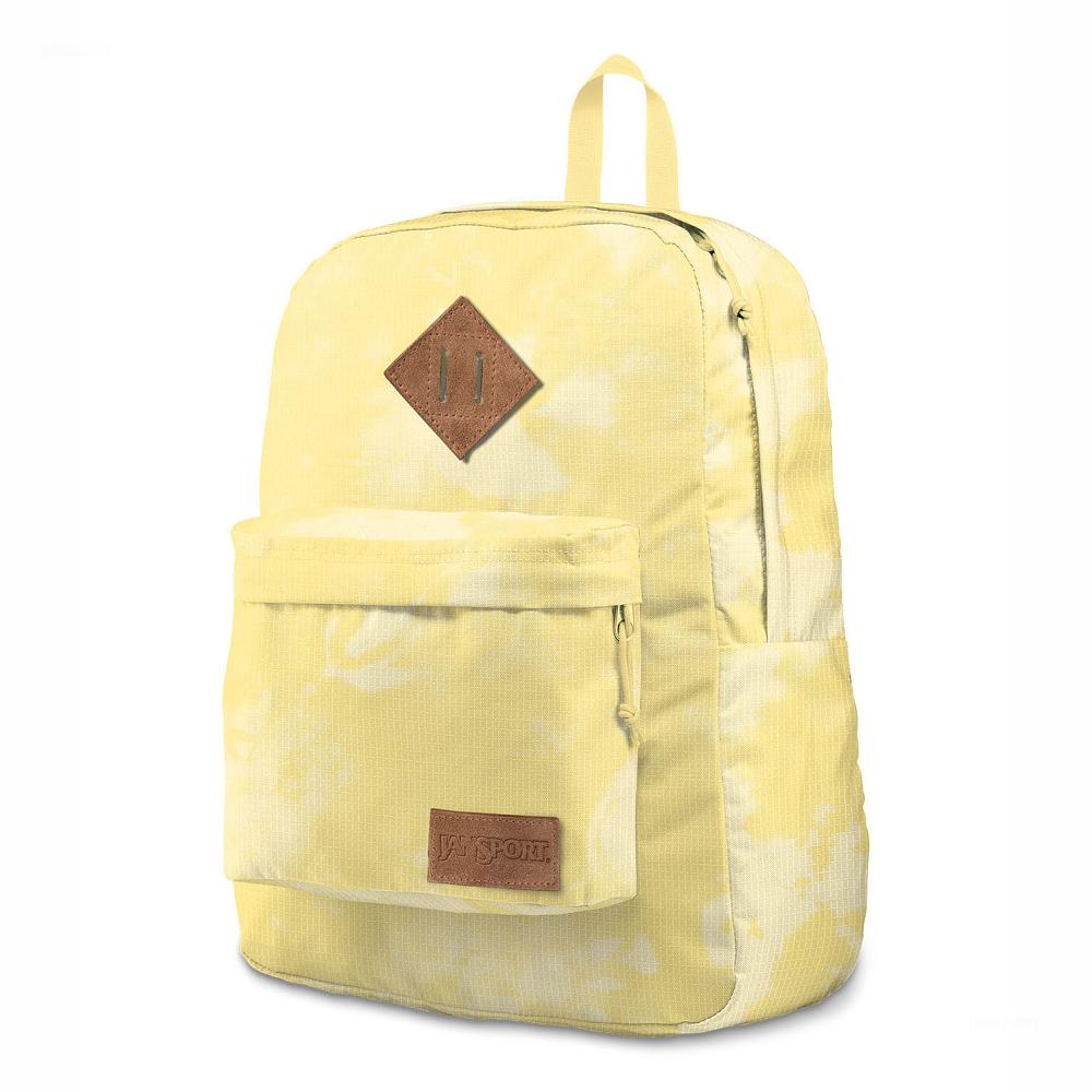 Yellow JanSport SUPERBREAK PLUS FX Laptop Backpacks | US_JS452