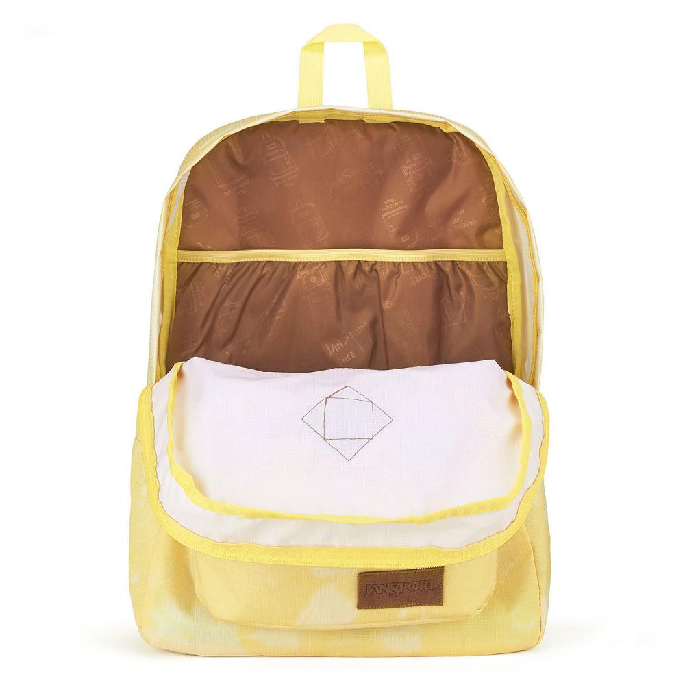 Yellow JanSport SUPERBREAK PLUS FX Laptop Backpacks | US_JS452