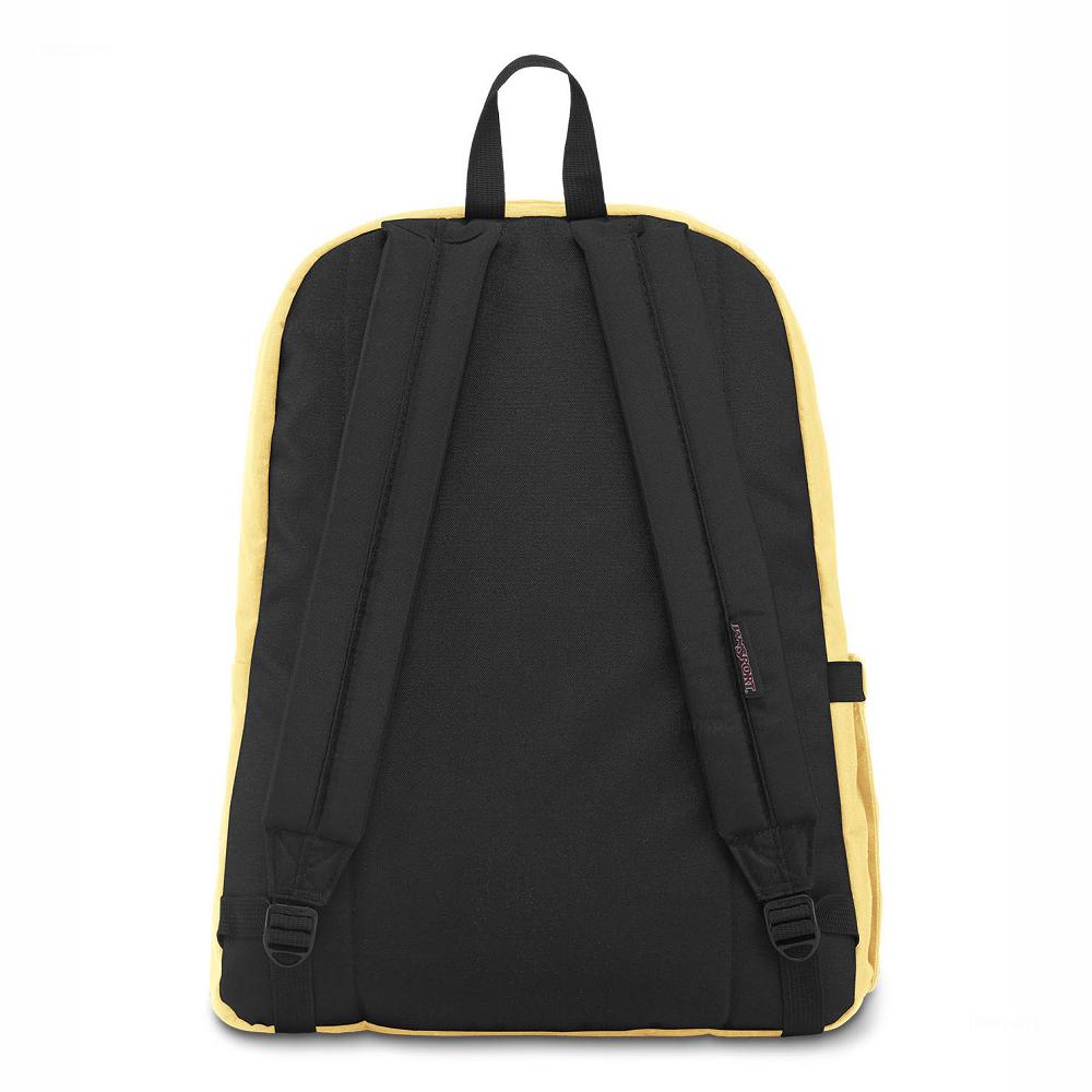 Yellow JanSport SuperBreak® Plus Laptop Backpacks | US_JS555