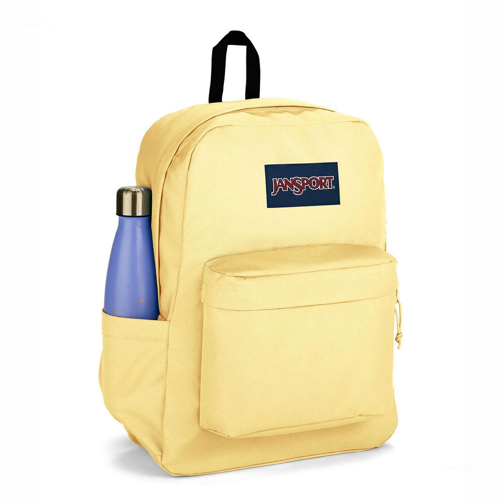 Yellow JanSport SuperBreak® Plus Laptop Backpacks | US_JS555