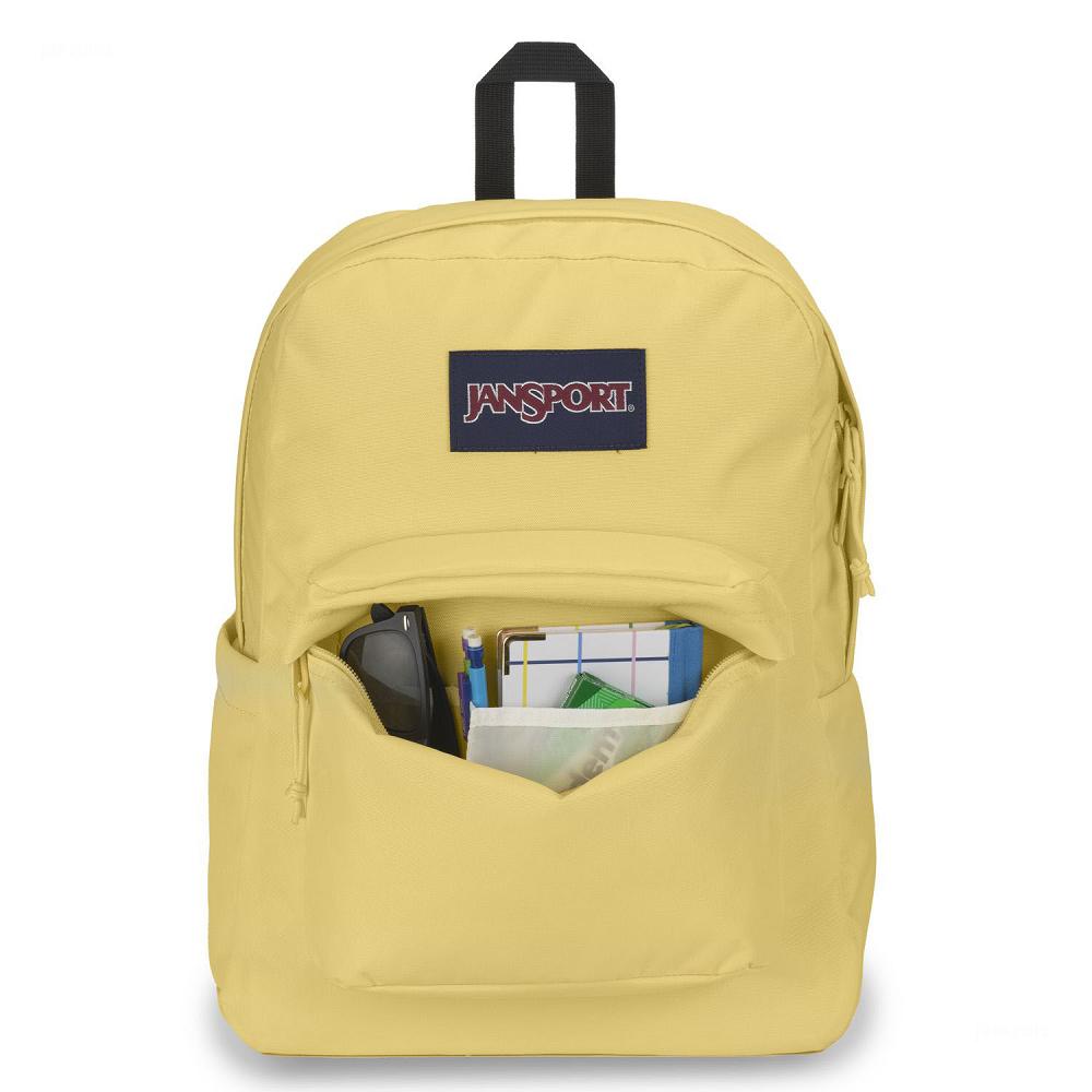 Yellow JanSport SuperBreak® Plus School Backpacks | US_JS509