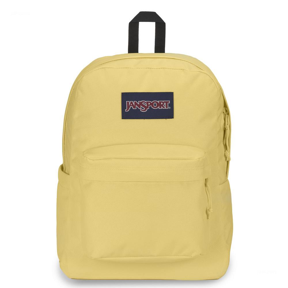 Yellow JanSport SuperBreak® Plus School Backpacks | US_JS509