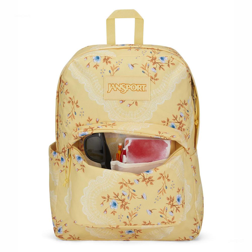 Yellow JanSport SuperBreak® Plus School Backpacks | US_JS534